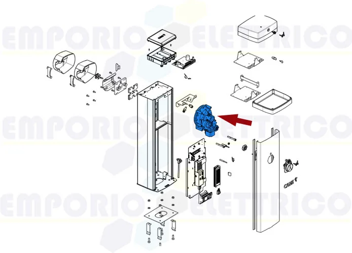 came pièce détachée motoréducteur barrière gpx40mgc 88003-0094