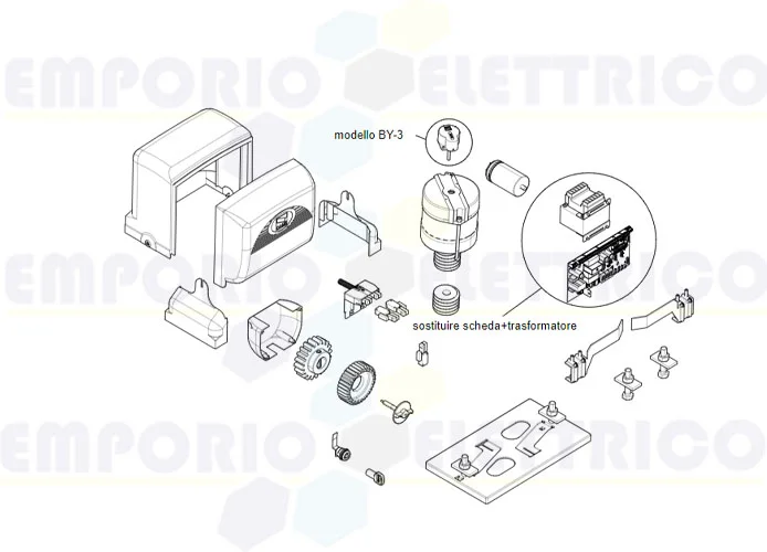 came page pièces détachées pour moteur by-2