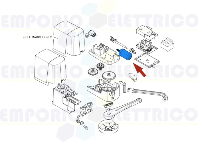 came pièce détachée du groupe moteur pour opb-ftx-ftl 119rid435