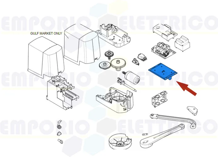 came pièce détachée base de carte ftx 88001-0263