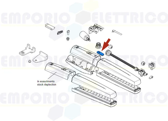 came pièce détachée bouchon pour serrure opp001 ral 7024 88001-0081