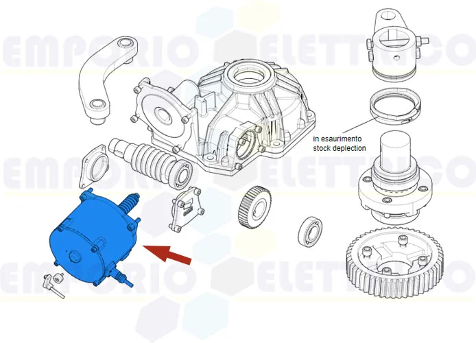 came pièce détachée groupe moteur frog pm6 119ria119