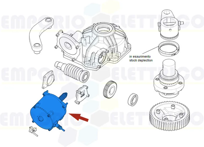 came pièce détachée groupe moteur frog pm4 119ria118