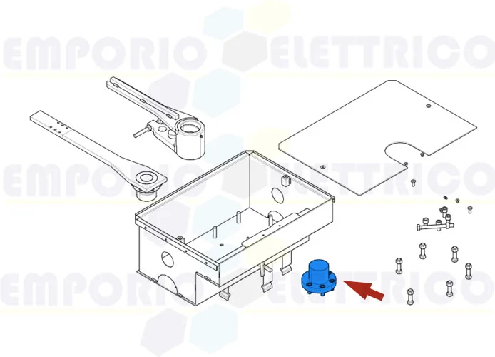 came pièce détachée pivot caisse frog plus 119ria105