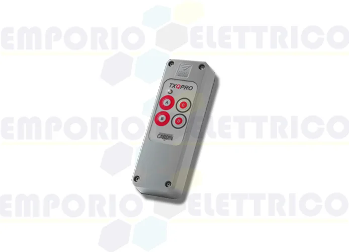 cardin émetteur 4 fonctions 868mhz txqpro486-4