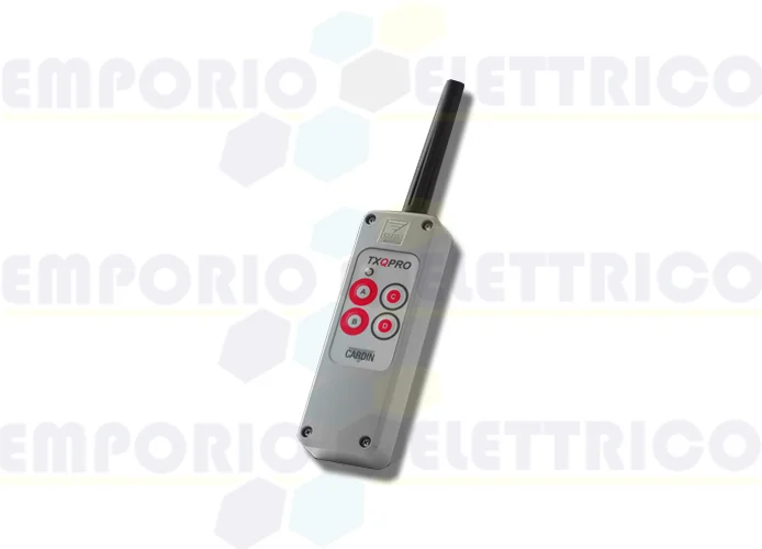 cardin émetteur 4 fonctions 868mhz txqpro486-4a