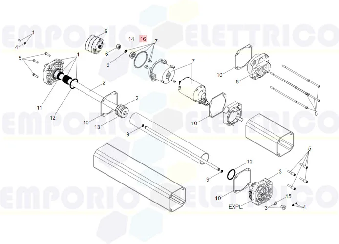 faac pièce détachée joint orm 0570-30 (57x3) 63003255