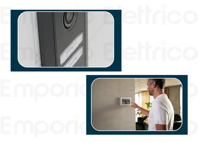 came bpt kit videocitofonico monofamiliare x1 kit lhs video 8k40cf-039