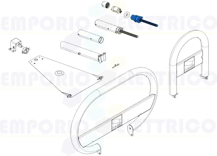 came pièce détachée vis sans fin unipark 119riu009