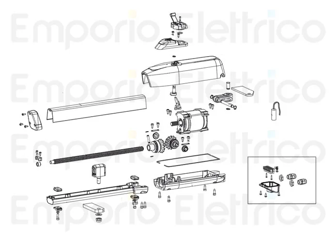 genius ricambio gruppo vite senza fine sirocco 63003350