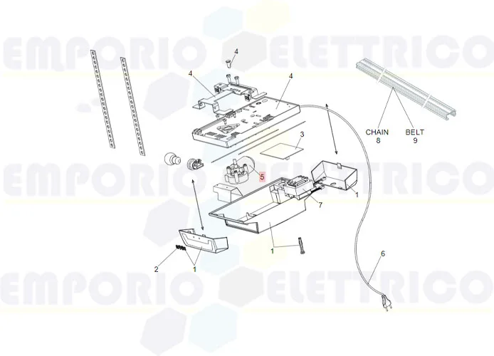 faac pièce détachée moteur d700 hs 63002415