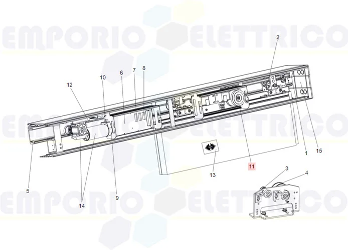 faac pièce détachée transformateur toroïdal 230v/100va 930/940 7501295