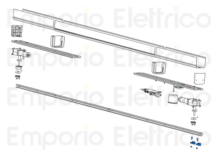 came pièce détachée 2 pcs patin de coulissement voila 119rid480