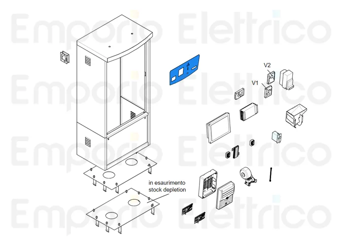 came pièce détachée panneau frontal sérigraphié psc6001 119rig314