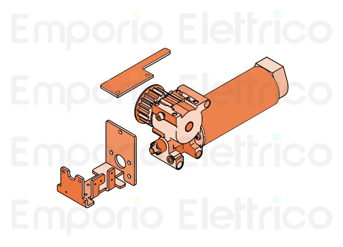 faac pièce détachée moteur dunk + étrier verrouillage moteur a100/a1000 63000227